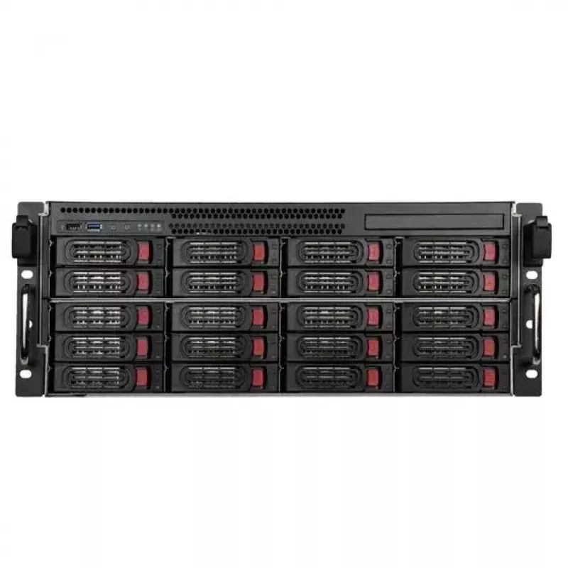 HDD korpuss Silverstone SST-RM43-320-RS 20 diskdziņi 2,5/3,5 collu Pelēks