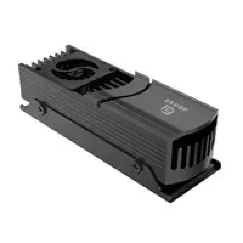 M.2 SSD Cooler Akasa Gecko Pro LX A-M2HS04-BK — Alumīnija siltuma izkliedētājs vienpusējiem M.2 diskiem