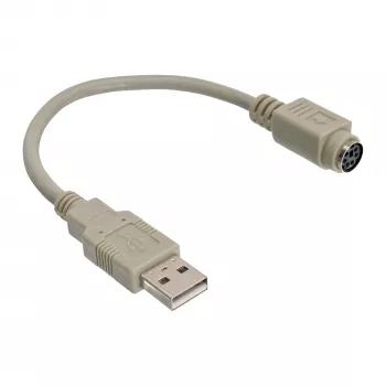 USB adaptera kabelis USB Type A spraudnis / PS/2 sievišķais InLine 33102