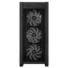 ASUS TUF Gaming GT302 ARGB, vidustorņa datora korpuss, melns — rūdīta stikla sānpaneļi, 3x140mm priekšējie + 1x140mm aizmugures ventilatori, USB-C