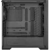 ASUS TUF Gaming GT302 ARGB, vidustorņa datora korpuss, melns — rūdīta stikla sānpaneļi, 3x140mm priekšējie + 1x140mm aizmugures ventilatori, USB-C