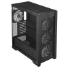 ASUS TUF Gaming GT302 ARGB, vidustorņa datora korpuss, melns — rūdīta stikla sānpaneļi, 3x140mm priekšējie + 1x140mm aizmugures ventilatori, USB-C