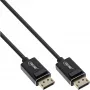 InLine DisplayPort 2.0 kabelis, 8K4K UHBR, melns, apzeltīti kontakti, 3m