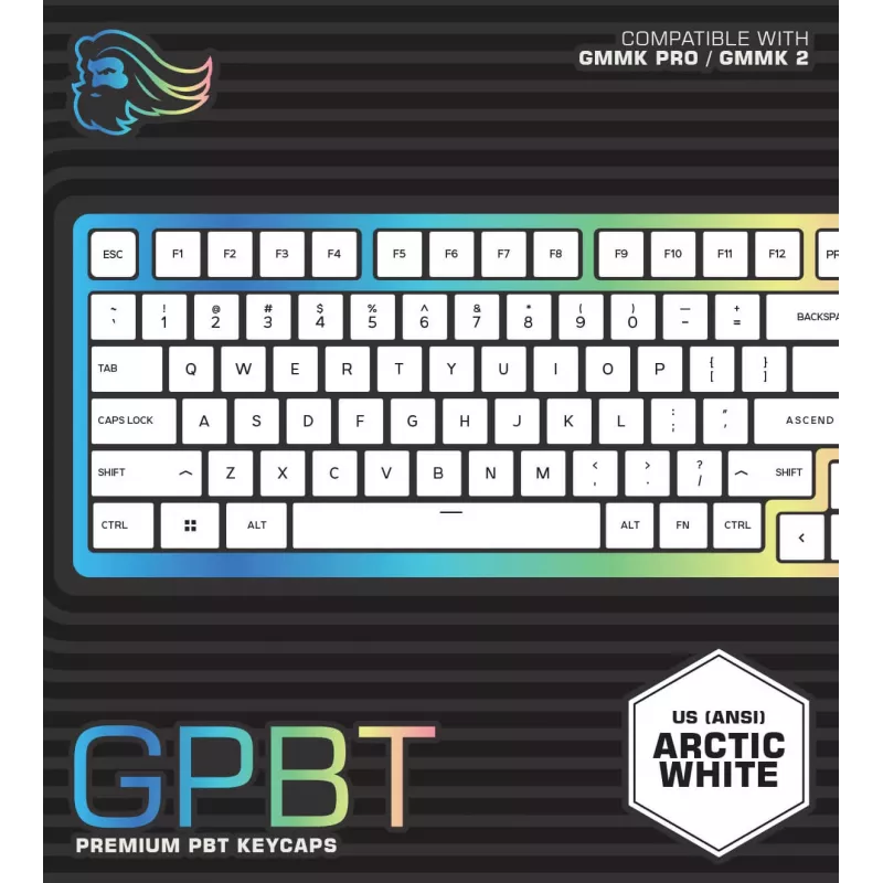 Glorious Gaming GPBT tastatūras taustiņu uzlikas