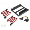 2,5 collu SSD un HDD adapteris Akasa AK-HDA-11 ar SATA kabeli 2,5 collu diskiem