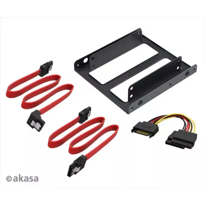 2,5 collu SSD un HDD adapteris Akasa AK-HDA-11 ar SATA kabeli 2,5 collu diskiem
