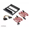 2,5 collu SSD un HDD adapteris Akasa AK-HDA-11 ar SATA kabeli 2,5 collu diskiem