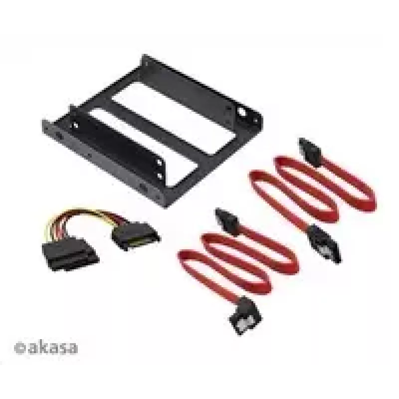 2,5 collu SSD un HDD adapteris Akasa AK-HDA-11 ar SATA kabeli 2,5 collu diskiem