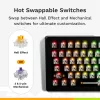Mehāniskā spēļu tastatūra GLORIOUS GMMK 3 PRO HE 75% Vadu USB, QWERTY, RGB, Melna