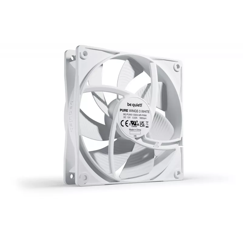 be quiet! Pure Wings 3 120 mm PWM balts datora korpusa ventilators 12 cm 1 gab.
