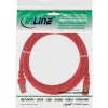 InLine komutācijas kabelis S/FTP PiMF Cat.6 250MHz PVC copper red 1m