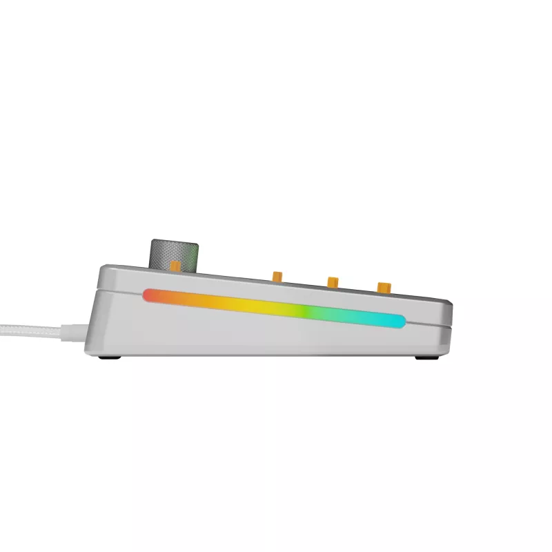 Mehāniskā tastatūra GLORIOUS GMMK 3 PRO 65% Barebones Vadu Sudraba — 65% USB RGB, 2 m kabelis