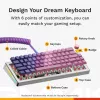 Mehāniskā tastatūra GLORIOUS GMMK 3 PRO 65% Barebones Vadu Sudraba — 65% USB RGB, 2 m kabelis