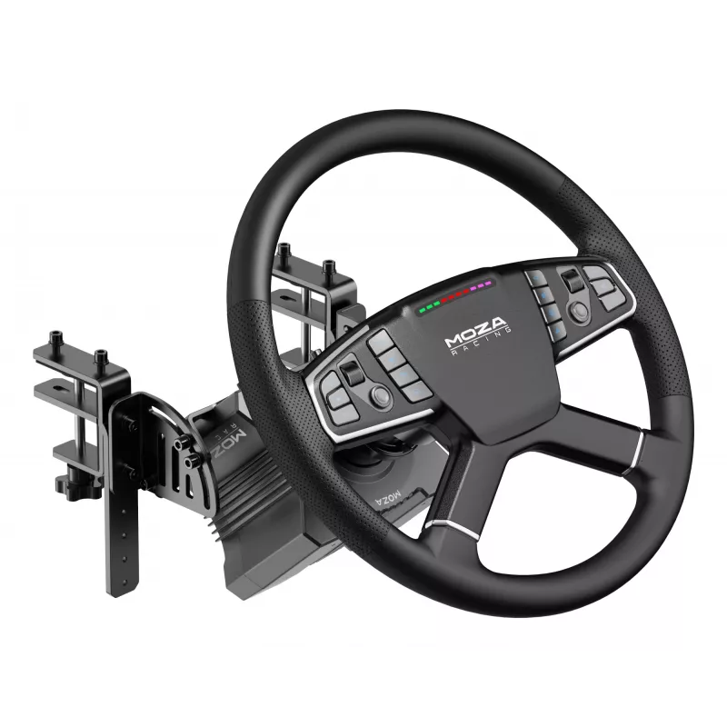 Moza Racing MOZA Trucking Bundle, sacīkšu stūre, melna, American Truck Simulator Euro Truck Simulator 2, CE, 470 mm, 310 mm