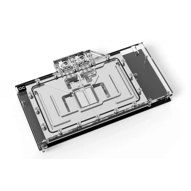 Ūdens bloks + Aizmugurējā plāksne Alphacool Eisblock Aurora Akrils Alumīnijs Varš Caurspīdīgs
