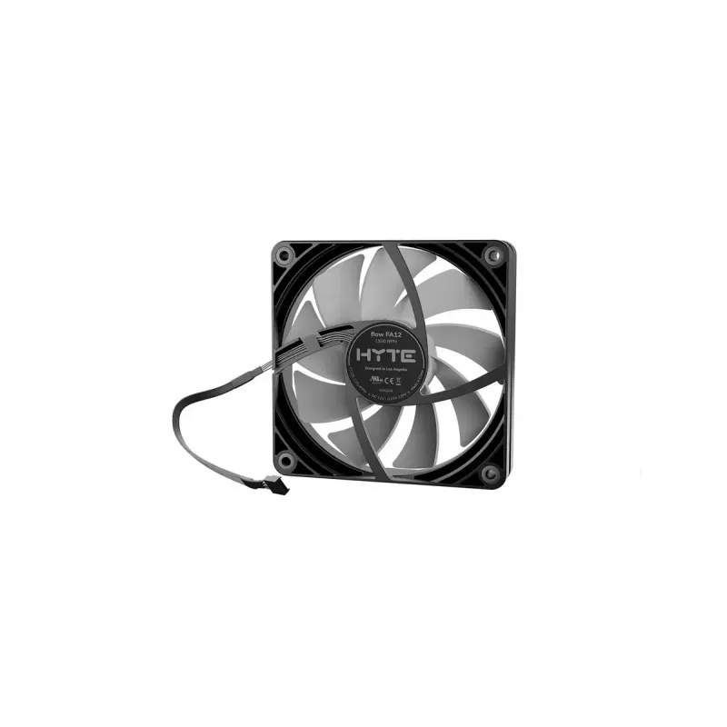 Ventilators HYTE FA12 Procesora ventilators 12 cm Melns Pelēks