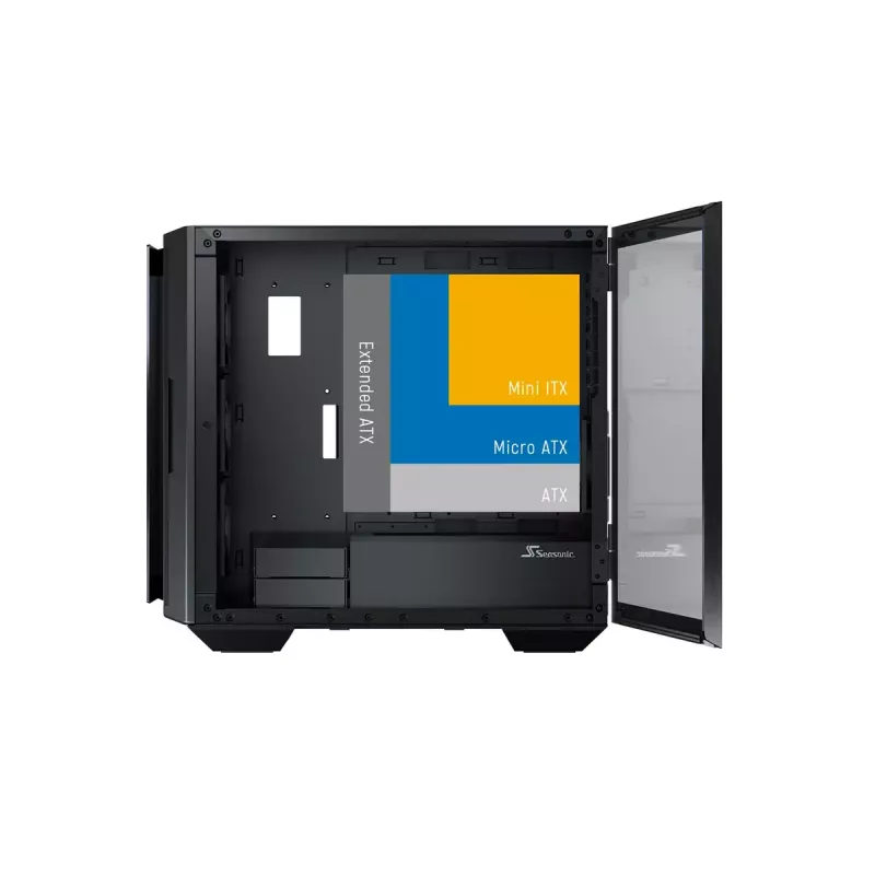 PC Case Seasonic SYNCRO Q704 Midi Tower Melns