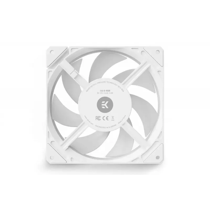 Ventilatora modulis EKWB — balts 12 V ventilatora modulis datora dzesēšanai