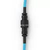 Spirālveida USB kabelis GLORIOUS GMMK Electric Blue — noņemams tastatūras kabelis, leņķa savienotāji