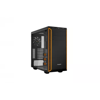 be quiet Pure Base 600 Window Midi Tornis Melna, Oranža