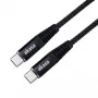 USB kabelis Akasa AK-CBUB54-10BK 1m USB C melns