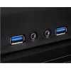 PC korpuss Silverstone ML04 HTPC Melns
