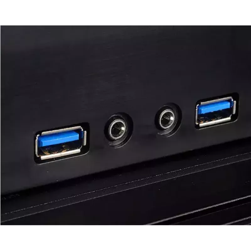 PC korpuss Silverstone ML04 HTPC Melns