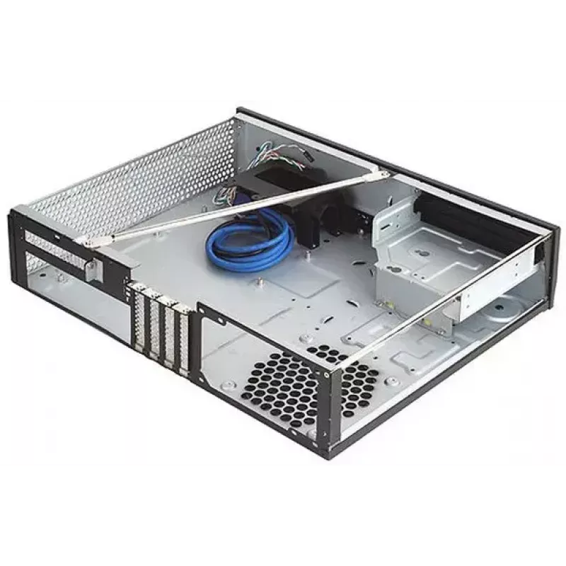 PC korpuss Silverstone ML04 HTPC Melns