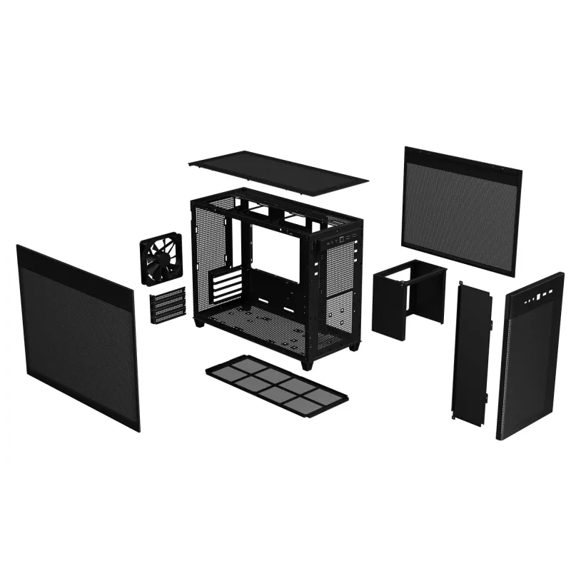 ASUS AP201 PRIME CASE TG Mini Tower Melns