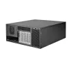 Servera korpuss Silverstone RM46-502-I melns ATX 1x80mm ventilators