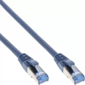 InLine komutācijas kabelis S/FTP PiMF Cat.6A halogen free 500MHz blue 1.5m