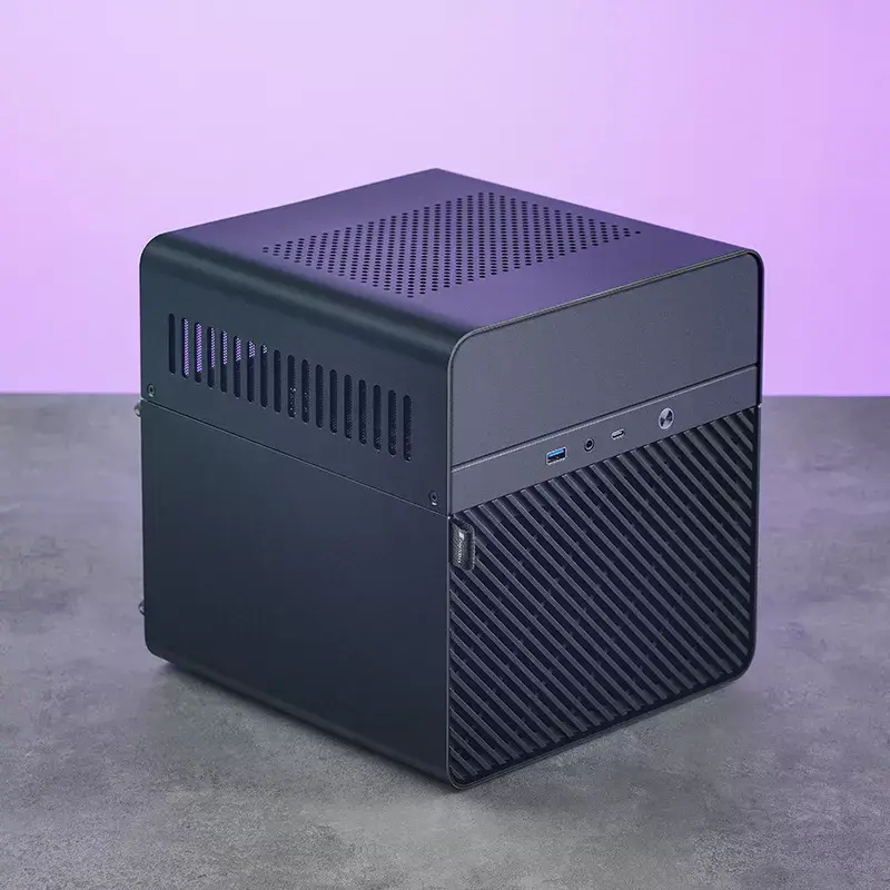 PC korpuss Jonsbo N2 Cube Melns