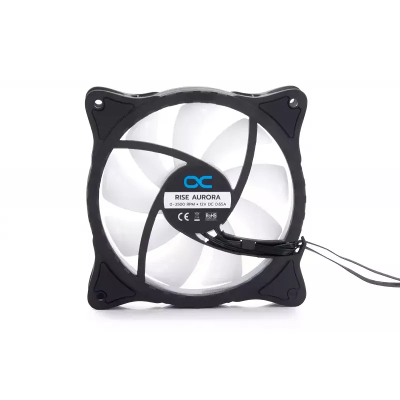 Ventilators Alphacool Rise Aurora 12 cm Melns Caurskatāms 2600 RPM 118.9 m³/h