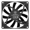 Ventilators Silverstone Air Slimmer 90 9,2 cm melns 500–2500 RPM hidrauliskais