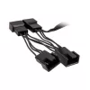 Kabeļa pagarinātājs Kolink PGW-AC-KOL-113 — 4-pin ventilatora savienotājs, 350 mm, melns