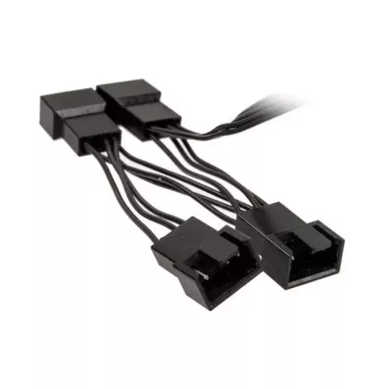 Kabeļa pagarinātājs Kolink PGW-AC-KOL-113 — 4-pin ventilatora savienotājs, 350 mm, melns