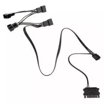 Kabeļa pagarinātājs Kolink PGW-AC-KOL-113 — 4-pin ventilatora savienotājs, 350 mm, melns