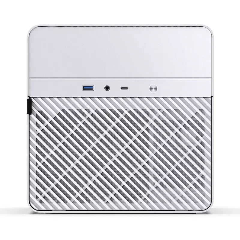 PC Case Jonsbo N2 Cube balta SFX 120mm Fans 2.5 3.5 HDD