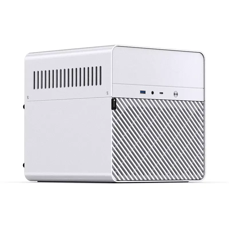 PC Case Jonsbo N2 Cube balta SFX 120mm Fans 2.5 3.5 HDD