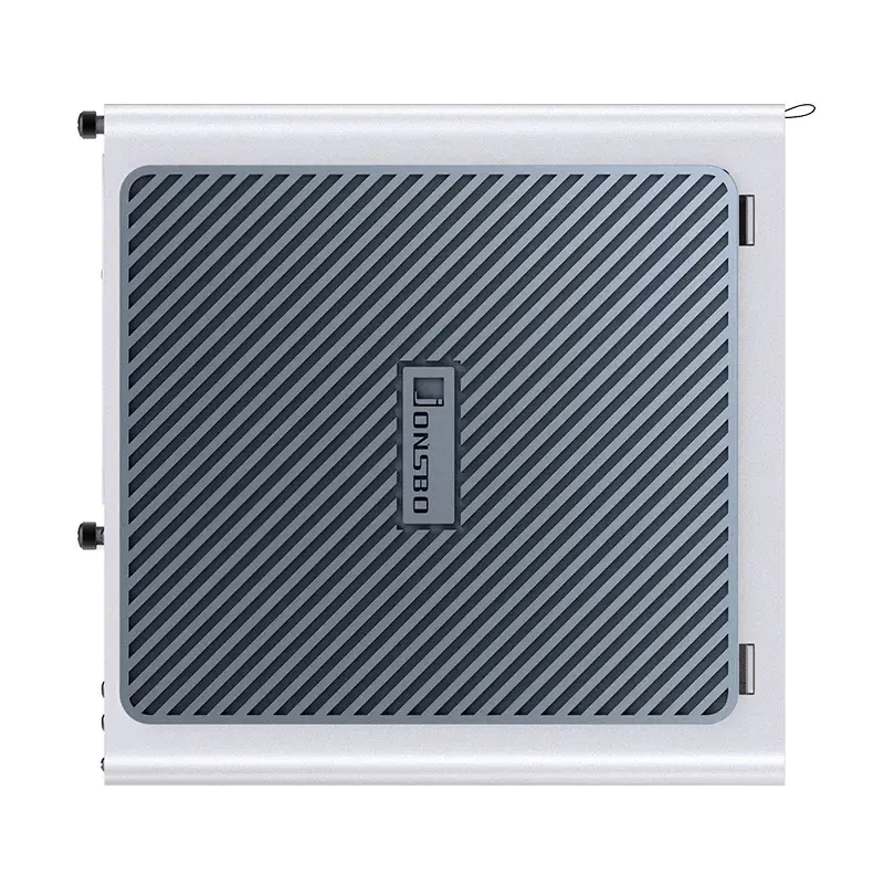 PC Case Jonsbo N2 Cube balta SFX 120mm Fans 2.5 3.5 HDD