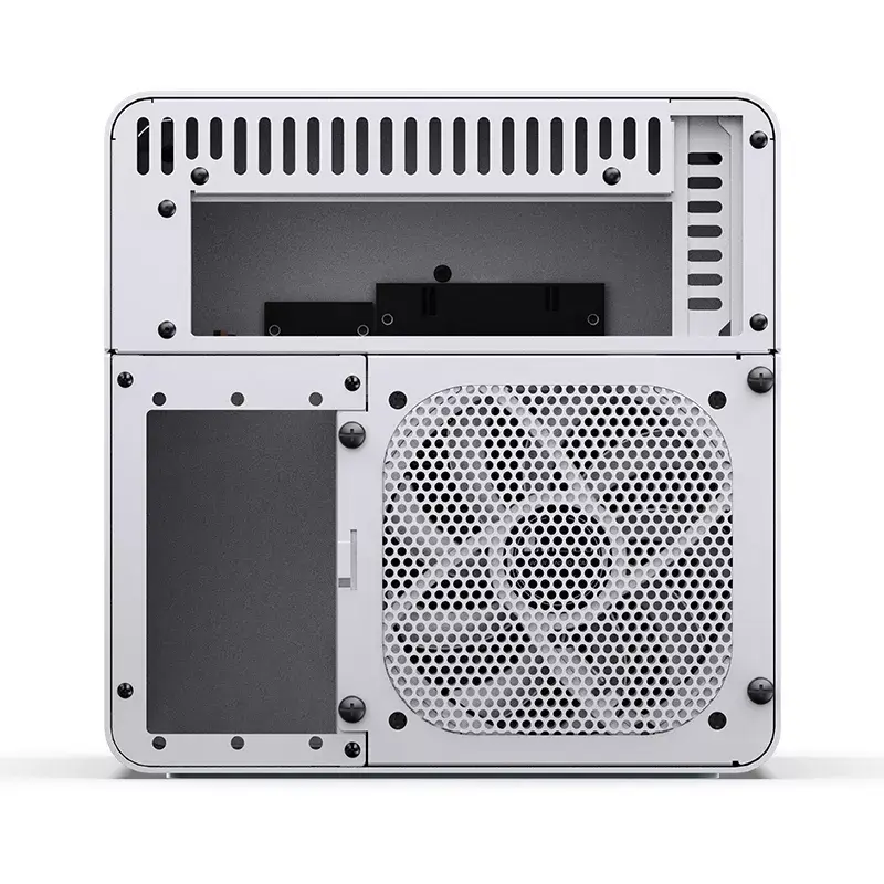 PC Case Jonsbo N2 Cube balta SFX 120mm Fans 2.5 3.5 HDD