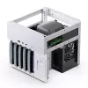 PC Case Jonsbo N2 Cube balta SFX 120mm Fans 2.5 3.5 HDD