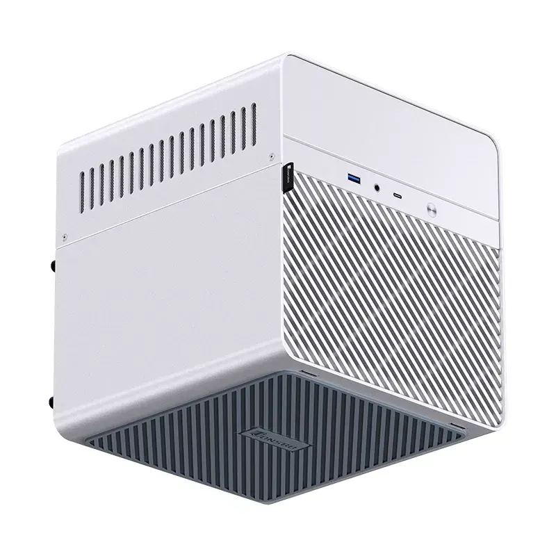 PC Case Jonsbo N2 Cube balta SFX 120mm Fans 2.5 3.5 HDD