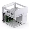 PC Case Jonsbo N2 Cube balta SFX 120mm Fans 2.5 3.5 HDD