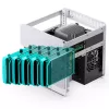 PC Case Jonsbo N2 Cube balta SFX 120mm Fans 2.5 3.5 HDD