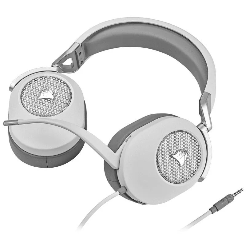 CORSAIR Gaming Headset Hs65 - 3.5mm - Surround - balta