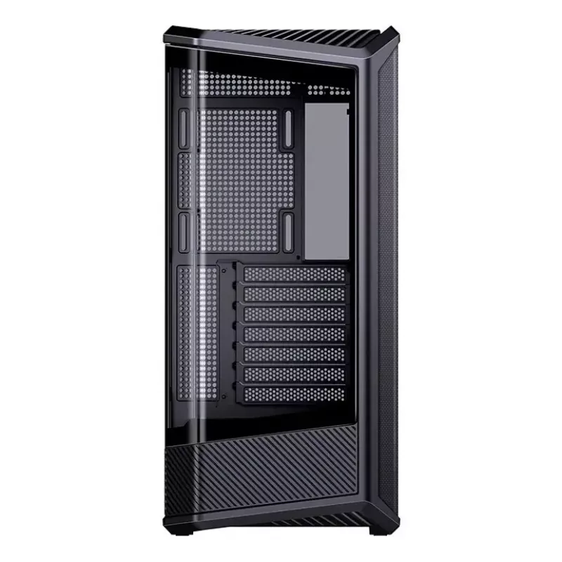 Datora korpuss Jonsbo D400 Midi Tower ATX rūdīts stikls - melns