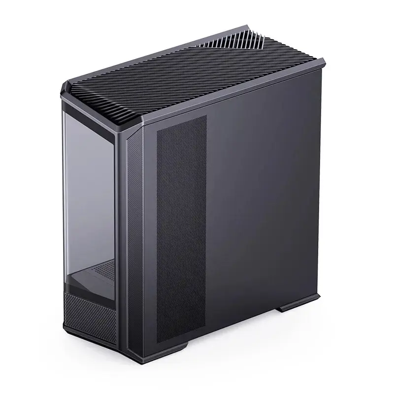 Datora korpuss Jonsbo D400 Midi Tower ATX rūdīts stikls - melns