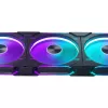 Korpusa ventilators PHANTEKS PH-F140D30 140 mm, 2 ātrumu, 250–1800 RPM, 71.76 CFM, dubultā lodīšu gultnis, 12 V, melns (3 gab.)