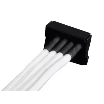 Kabelis Silverstone SST-PP07-BTSW 0,3 m Molex 4p uz 4xSATA